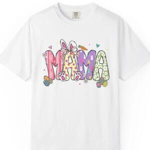 Easter Bunny Mama T-Shirt Cute Mother Day Shirt  Graphic